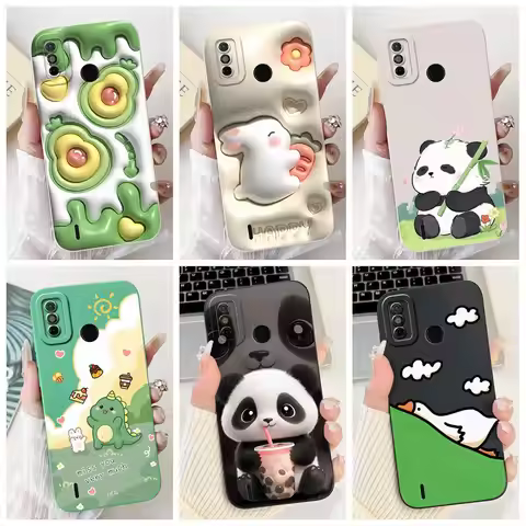 For Tecno Spark 6 Go Case 6Go KE5j KE5k Soft Silicone Shockproof Back Cover Fundas for Tecno Spark G