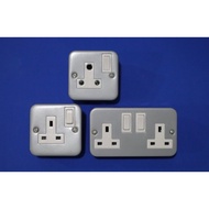 🔥SIRIM🔥Heavy Duty 13A Metal Socket, 13A Metal Clad Switch Socket ,15A Metal Socket