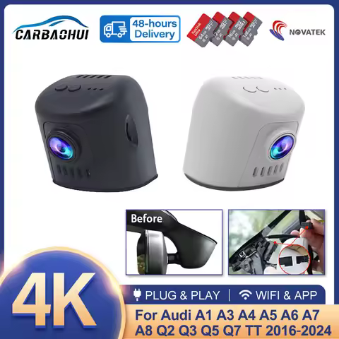 4K Dash Cam 2160P New Car DVR Recorder for Audi A1 A3 A4 A5 A6 A8 A8L Q3 Q5 Q7 rs3 rs4 rs5 rs7 tt b5