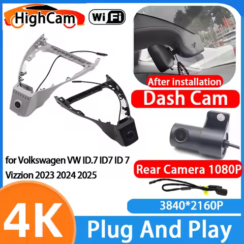 HighCam for Volkswagen VW ID.7 ID7 ID 7 Vizzion 2023 2024 2025 4K Wifi OEM Car DVR Video Recorder Da