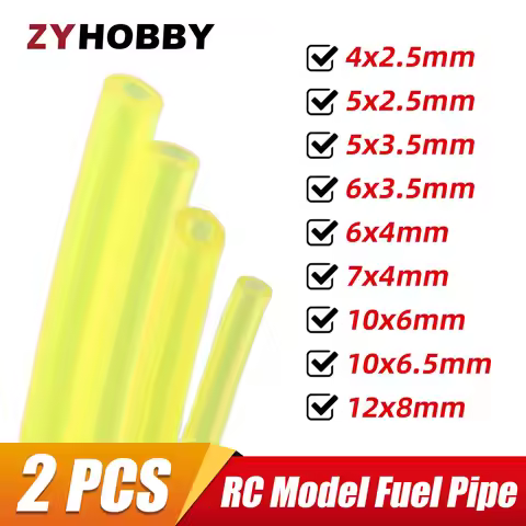 2 Meters Fuel Pipe Oil Tubing Gas Pipeline For Gas RC Model Airplane Fuel Tanks