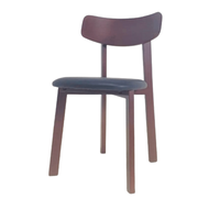 Global House DELICATO เก้าอี้ทานอาหาร รุ่น Riga ขนาด47x49x81ซม. สีวอลนัท รับประกันของเเท้