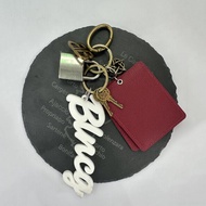 Baja Metal Letter Rodeo Lock Single Shoulder Crossbody Bag Pendant Keychain Accessory QSBBAG Brand f