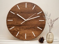 漂流木紋-靜音時鐘-WE CAN HOUSE 禮物/居家/新居/掛鐘/簡約/裝飾