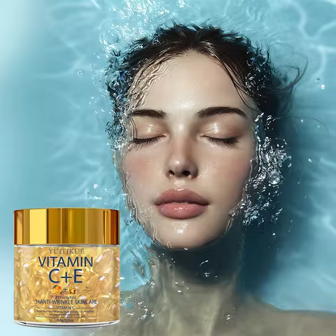 YUITIKUE Vitamin C E Skincare Cream Dual-Effect Synergy Illuminate Youthful Radiance Daily Moisturiz