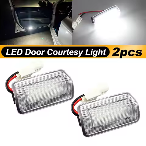 2X Car LED Door Courtesy Light for Toyota Camry Sienna Avalon Tundra Venza Highlander/Sequoia 4Runne