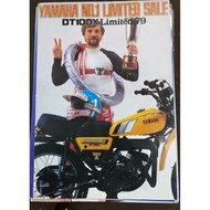 Motorcycle Sticker dt100 limited 79