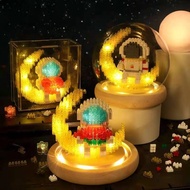 | Luminous Astronaut Mini Lego Microparticle Building Blocks | Mini Lego Astronaut
