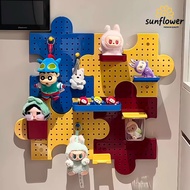 【Ready Stock】No Drill Dopamine Pegboard | Kids Room Organizer | Puzzle Design | Eco Material | 48hWM