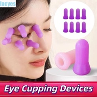 LACYES 8/12Pcs Mini Cupping Cups, Vacuum Suction Portable Silicone Facial Suction Cups, Household An