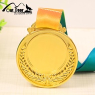 เหรียญรางวัลสีบรอนซ์เงินทองสำหรับเด็กนักเรียนริบบิ้นผูกคอการประชุมกีฬารางวัลผู้ชนะ2นิ้ว