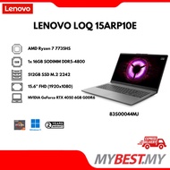 LENOVO LOQ 15ARP10E 83S00044MJ Laptop (15.6" IPS / AMD Ryzen 7 / 16GB RAM / 512GB SSD / NVIDIA GeFor