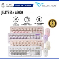 Alcatroz Jellybean A5000 Wireless Keyboard and Mouse Combo Set Silent 104 Keys Dual Mode Bluetooth 2