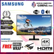 SAMSUNG M7 32 Inch LS32AM700UEXXS 4K UHD (3840X2160) , Flat , 8MS , 60Hz , HDR 10 , USB-C Smart Monitor ( LS32AM700 )