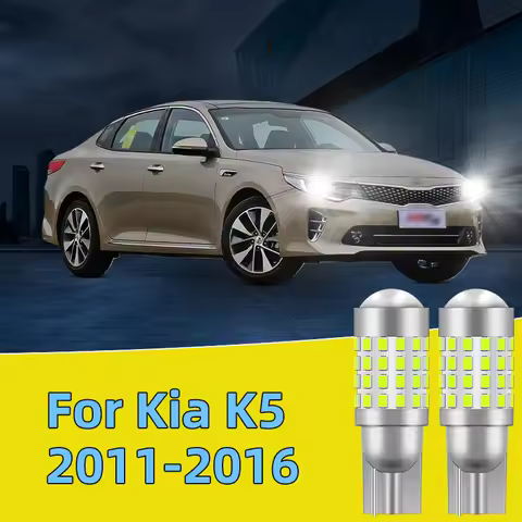 2PCS For Kia K5 2011-2016 Car Led Bulb T10 W5W width lights side marker position Signal Lamp 12V 24V
