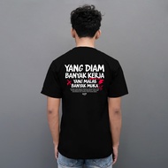 Kepstore Official - Silent T-Shirt with Many Lazy Works - Unisex 24s Combed Word T-Shirt