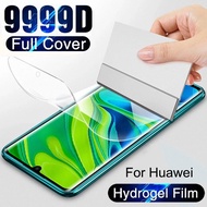 9999D Soft Full Cover Hydrogel Film Huawei P50 P40 P30 P20 Pro P30 Lite P10 Plus Mate 30 20 10 Nova 