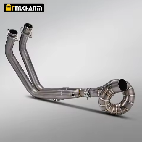 For NINJA 650 Z650 2017-2022 Motorcycle Exhaust Ti alloy Front Link Pipe 51MM exhaust pipe