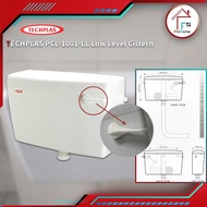 TECHPLAS 1001-LL 9 Liter Lower Level Cistern/ Tangki Tandas Duduk 9 Liter