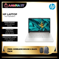 HP 14S-FQ0058AU (AMD ATHLON 3020E, 4GB, 256GB SSD, 14.0'' HD, RADEON GRAPHICS, W10-GOLD)