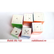 Rubik Combo 2x2 - 7x7 Qiyi Wu Stickerless with Premium Magnet