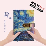 Hand Account Book Starry Sky Notebook Creative Hand Account Book Student Notebook Diary Book with Lo