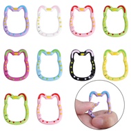 Lucky Cat Keychain Double-Sided Painted Keychain Lucky Lucky Cat Accessories DIY Handmade Keychain/H