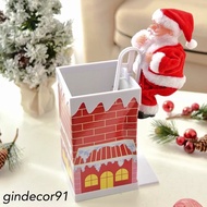 Santa Claus plunger uses batteries and plays music as a gift for children on Christmas