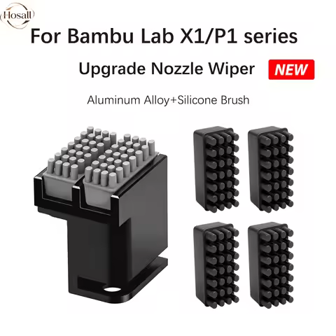P1S Nozzle Wiper X1C Nozzle Cleaner Aluminum Cleaning Tool Quick Install For Bambu Lab P1S P1P X1C X