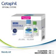 Cetaphil Travel Pack (Gentle Skin Cleanser 59ML + Moisturizing Lotion 59ML ) For Sensitive, Dry, Oil