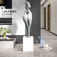 Entrance Home Accessories Exhibition Hall Living Room Gifts Housewarming Elk Large Light Luxury Scul