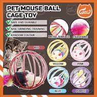 CATTO Cat Pet Kitten Mouse Ball Cage Toys Mainan Kucing Bola Cat Toy Teaser Ball Pet Toy Cat Ball Mo