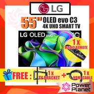 LG 55" OLED evo C3 OLED55C3PSA 120Hz Dolby Vision &amp; HDR10 4K UHD Smart TV (2023)