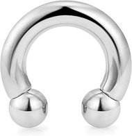 316L Surgical Steel Internally Threaded Barbell Horseshoe Nose PA Cartilage Earring Septum Ring Body