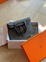 愛馬仕 Hermes Halzan 25 etain 錫器灰金