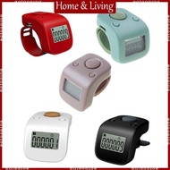AOTO 1Pc 6-Digit Beads Prayer Counter Rechargeable Hand Tally Counter