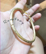10k pure gold filled bangles