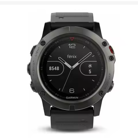 garmin fenix 5X APAC 51mm Heart rate monitoring GPS marathon Smart Watch In English