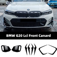 BMW 3 Series G20 LCI Front Canard Trim M Sport G20 Exterior Accessories Front Bumper Canard Splitter