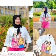 KEMEJA Bestie CROP SHIRT
