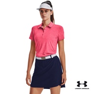 Under Armour UA Womens Playoff Polo อันเดอร์ อาร์เมอร์ เสื้อออกกำลังกายสำหรับเล่นกอล์ฟ สำหรับผู้หญิง