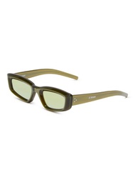 OFF BROADWAY MOTO ACETATE SQUARE SUNGLASSES