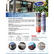 V-Tech VT-210/VT-222/VT-230/VT-240/VT-212/VT-211/VT-620 High Performance Sealant /All Purpose Gap Se