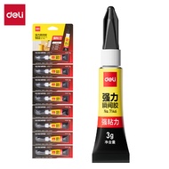 Deli 7146 Super Glue 502 Super Glue 3g Pack Liquid Universal Glue Office Stationery 26.2.27