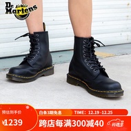 马丁（DR.MARTENS）1460 新中式流行时尚短靴软皮黑色男款8孔马丁靴 黑色 41