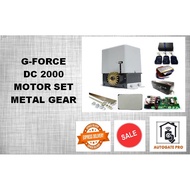 G-FORCE DC2000 MOTOR SET METAL GEAR-AUTO GATE GFORCE / CELMER