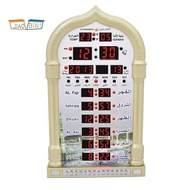 Muslim Praying Islamic Azan Table Clock Azan Alarm Clocks 1500 Cities Athan Adhan Salah Prayer Clock Eu Plug Gold