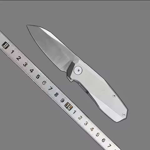 C158TIPⅢ knife Titanium Mark CTS XHP Ceramic Bearing Folding Tactical Outdoor Fishing Hike Pocket Ca