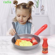 RADIANTZAP Play Kitchen Toy Set Vegetable Omelette Simulation Cookware Pot Pan Toy House Toy Childre