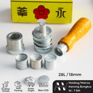 AVACC Molding Matros 28L Wrap Button Mold 18mm Wing Wah/